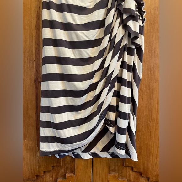 Ruffled & Ruched Striped Dress - Picture 5 of 5